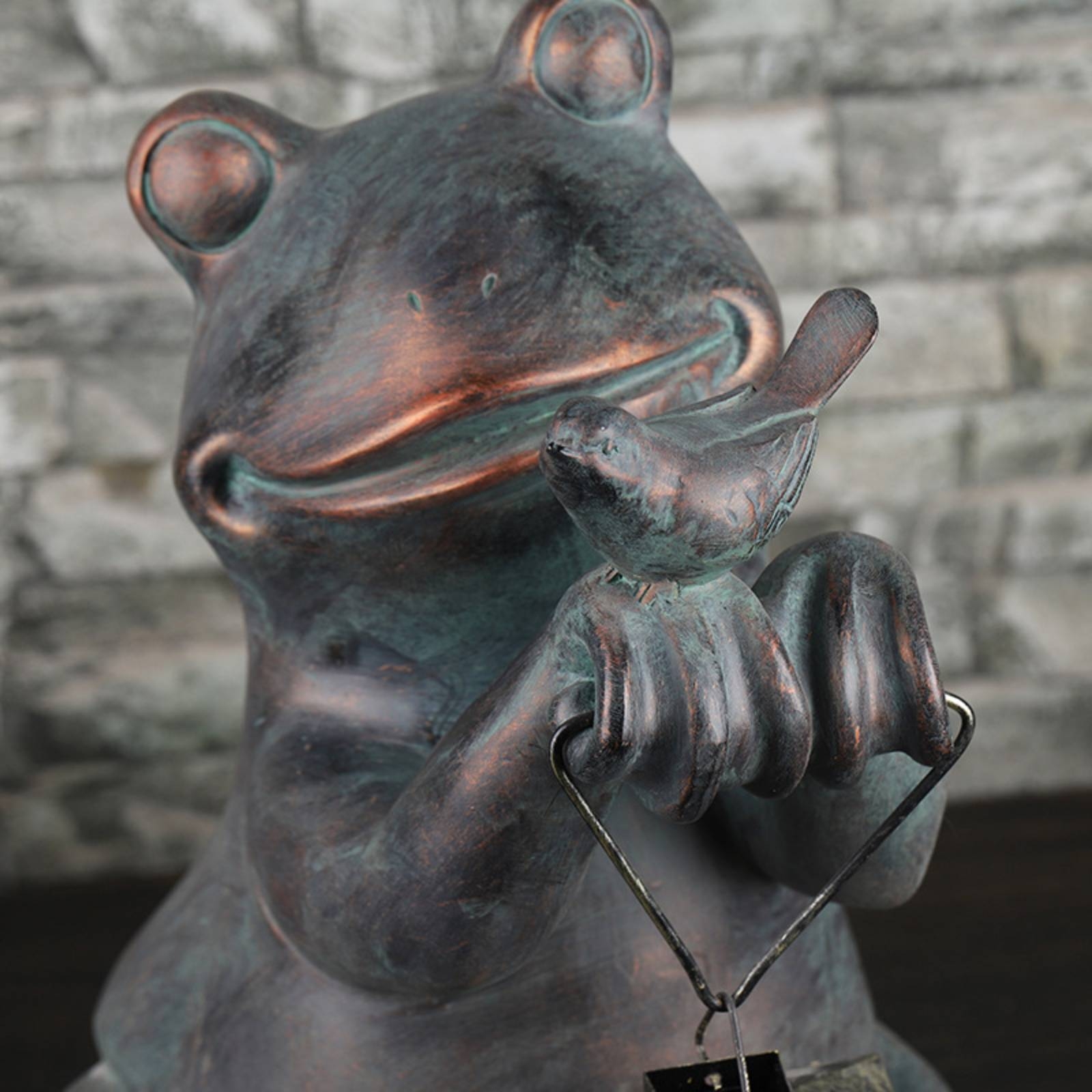 Outdoor Lighting Design - Frog Solar Garden Light Hand-Painted Frog