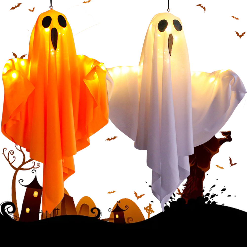 Outdoor Lighting Manufacturers - Halloween Glowing White Ghost LED Hanging