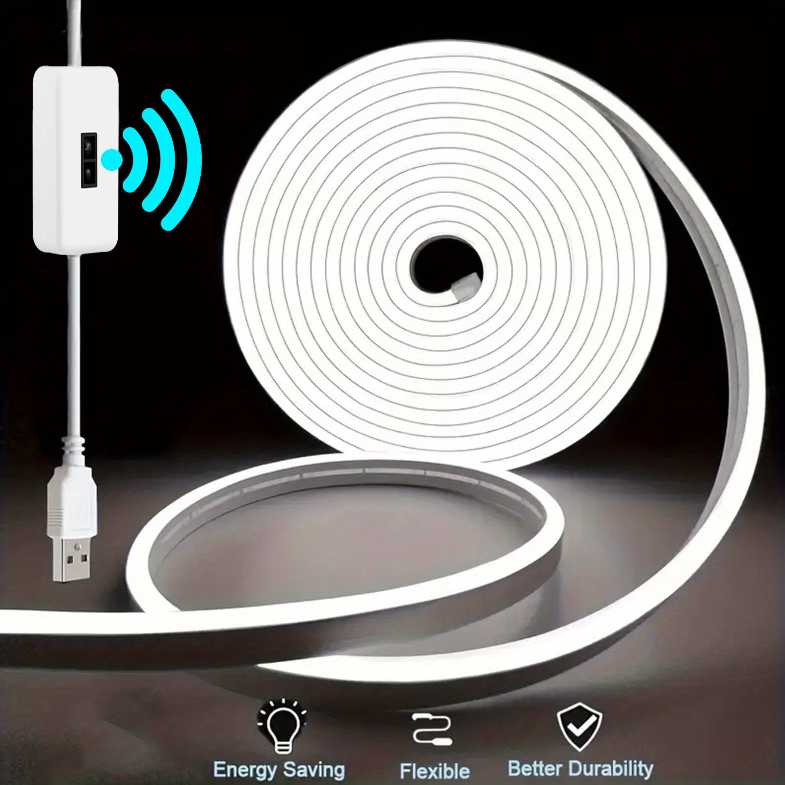 Outdoor Lighting Effects - Motion Sensor Neon LED Light Strip