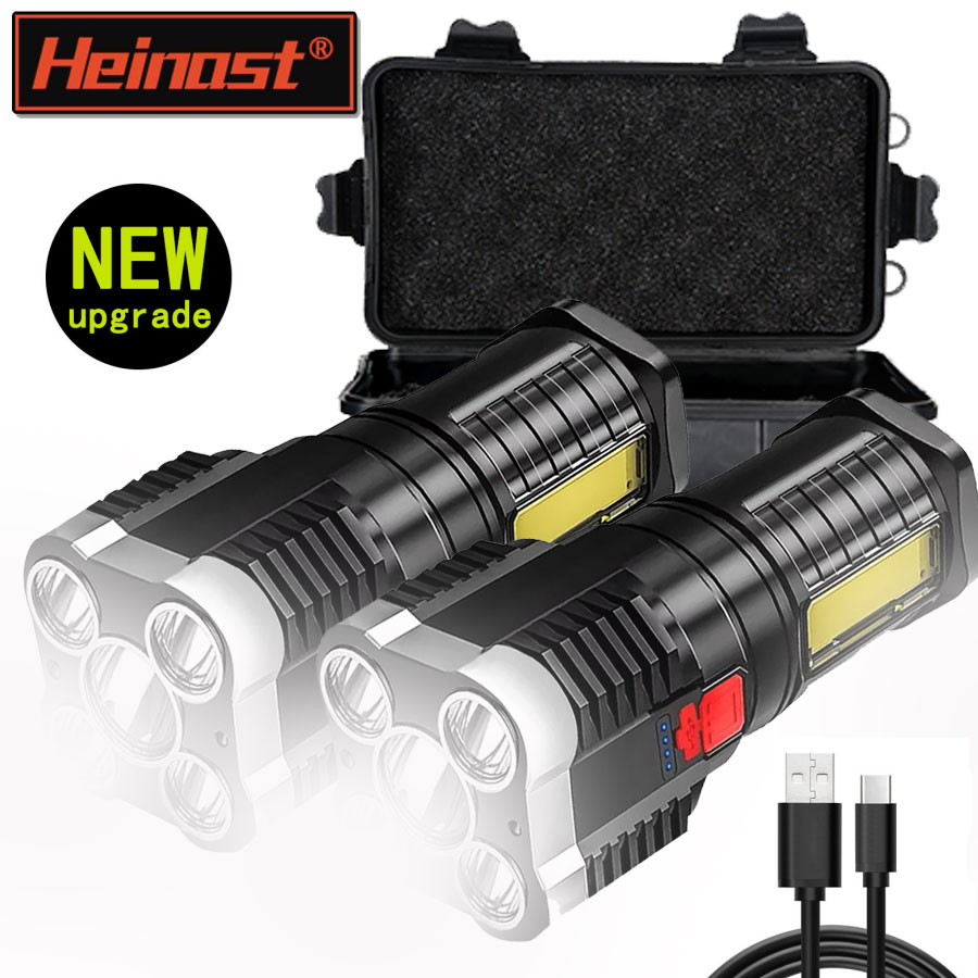 Zinc Outdoor Lighting - 5 LED High Power Led Flashlights