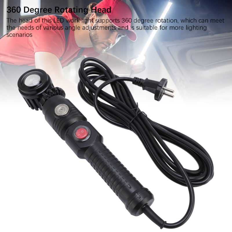 Outdoor Lighting Socket - Plug In LED Work Light With