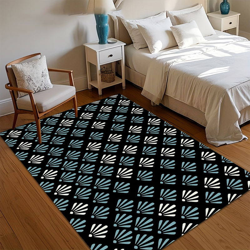 Outdoor Lighting Mid Century Modern - Retro Boho Geometric Area Rug Non