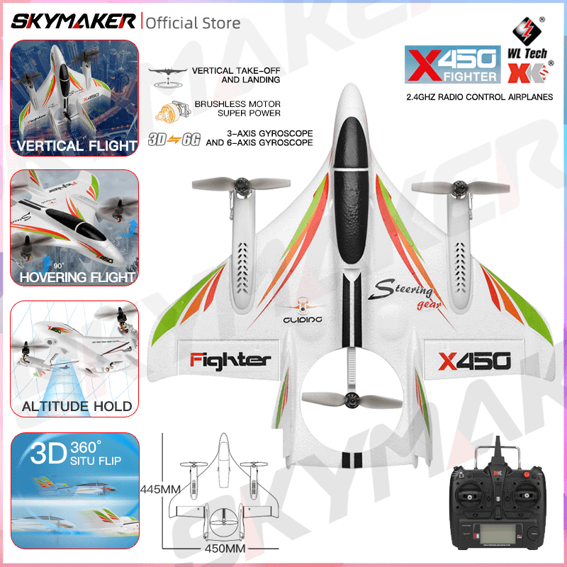 Outdoor Lighting Socket - Wltoys XKS X450 RC Airplane 2.4G