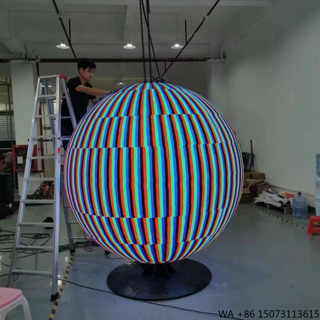 Outdoor Lighting Wall - LED Screen Irregular Circle Sphere Display
