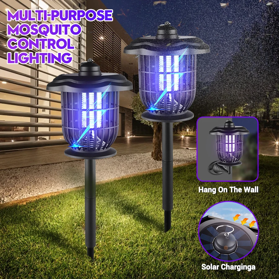 Outdoor Lighting Effects - 2-in-1 1200mAh LED Solar Light Bug