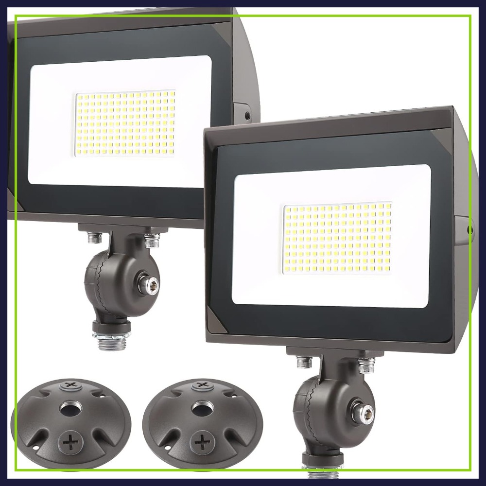 Outdoor Lighting Led - 80W Outdoor LED Flood Light, 9600LM