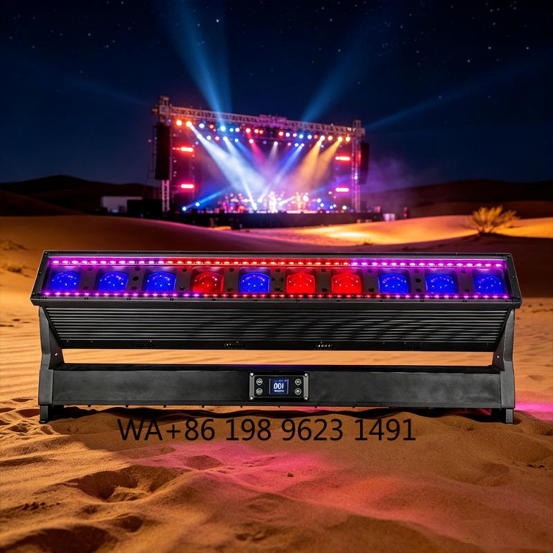 Outdoor Lighting Effects - 10Head 60W RGBW IP65 Waterproof Moving