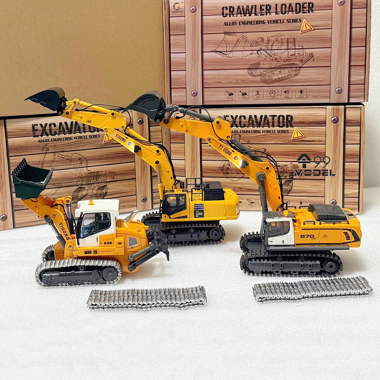 Wired Pathway Light - 1/50 970 520 Mini RC Excavator