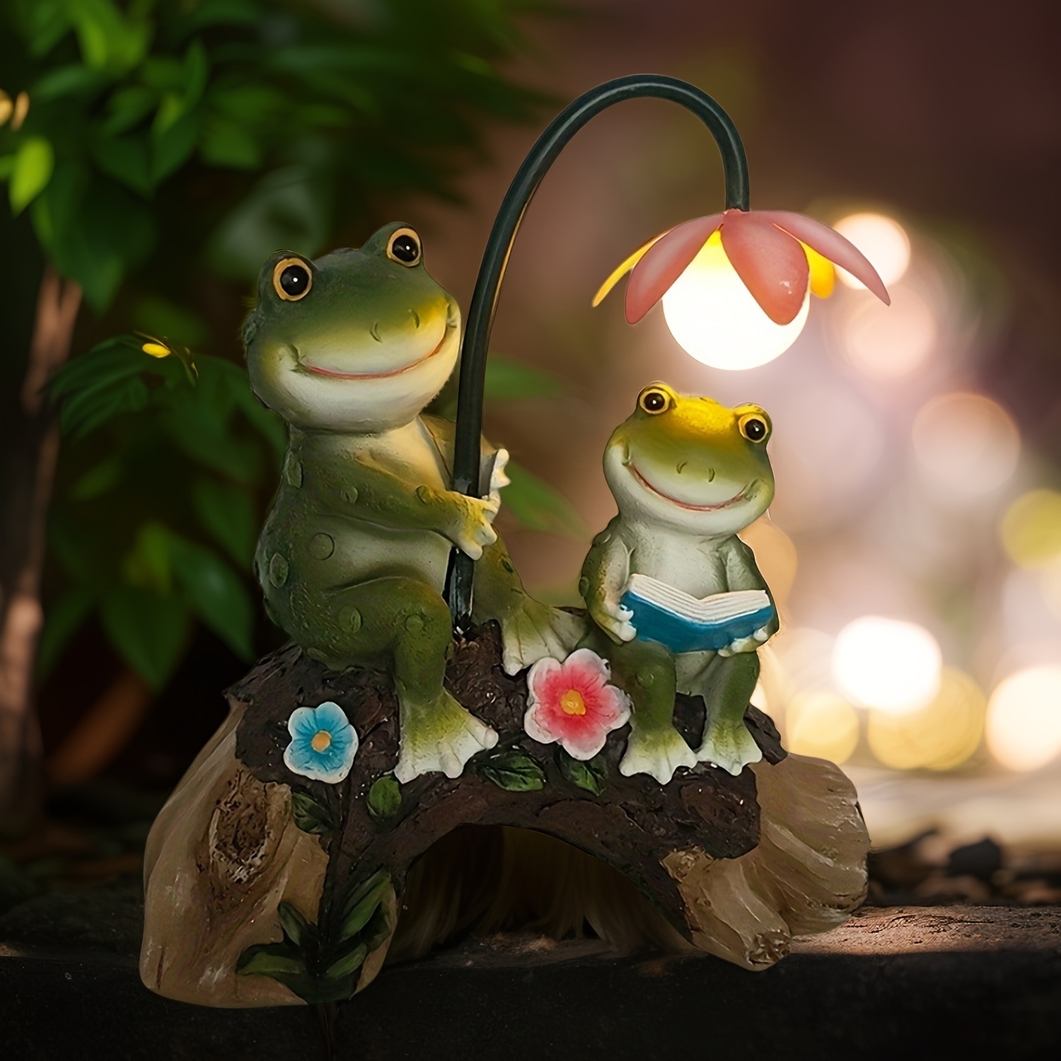 Outdoor Lighting On Trees - Solar Statue Garden Light Outdoor Decor,