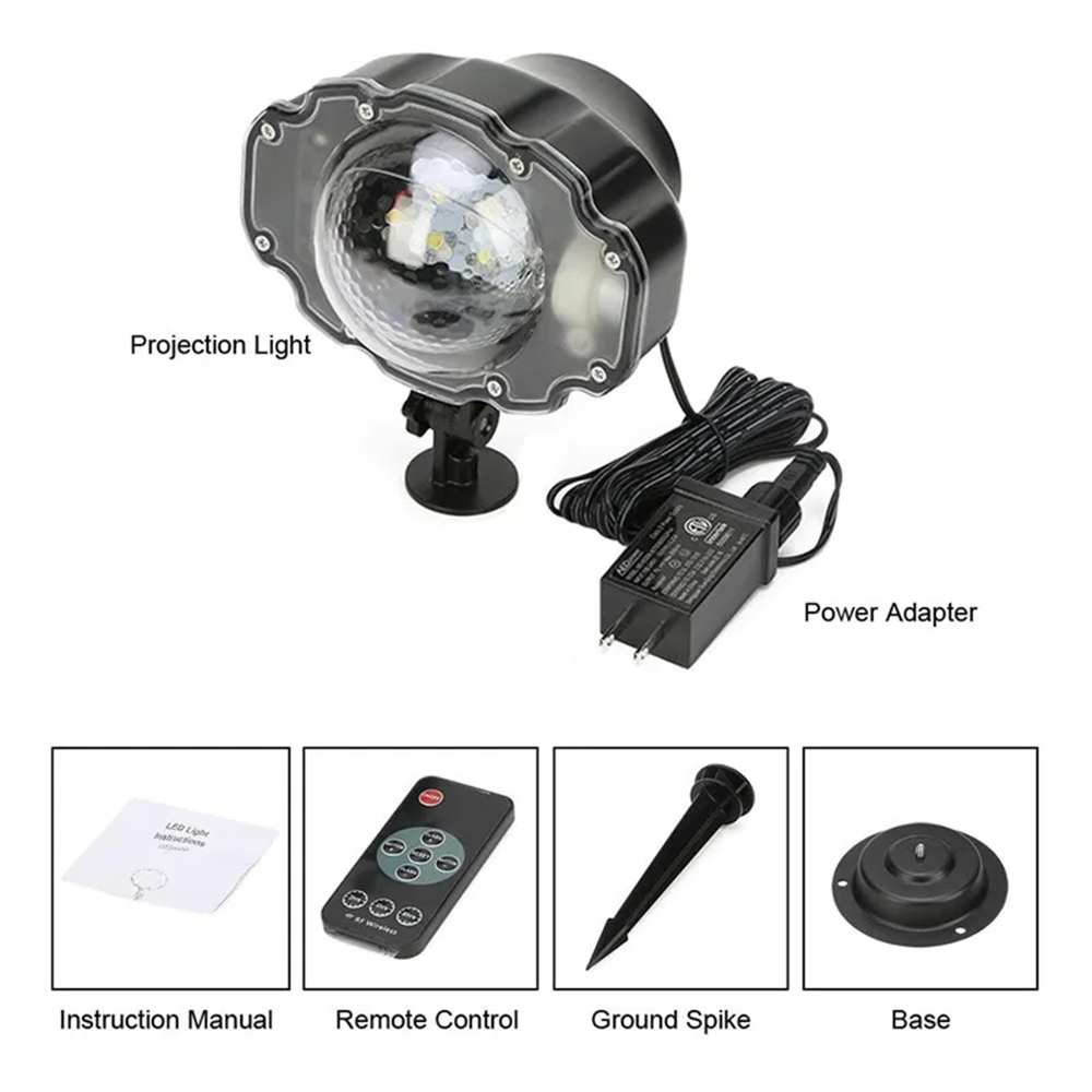 DACHAN Snowfall LED Light Proj - огляд і ціна Outdoor Lighting Remote Control
