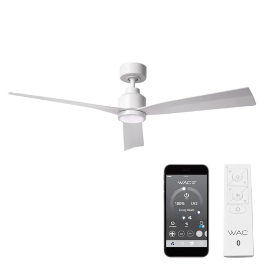 Smart 3-Blade Ceiling Fan 52in - огляд і ціна Outdoor Lighting Remote Control