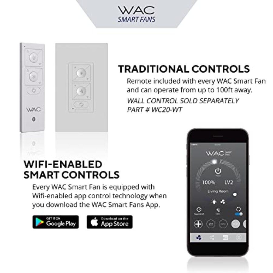 Smart 3-Blade Ceiling Fan 52in - огляд і ціна Outdoor Lighting Remote Control