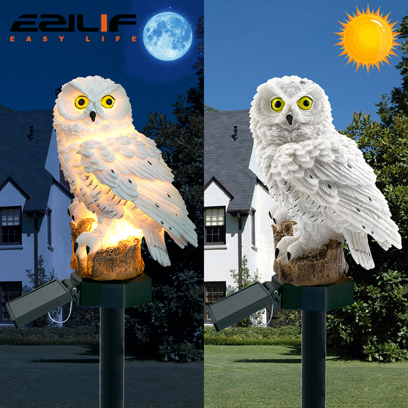 Solar light owl animal sculptu - огляд і ціна Outdoor Lighting Manufacturers