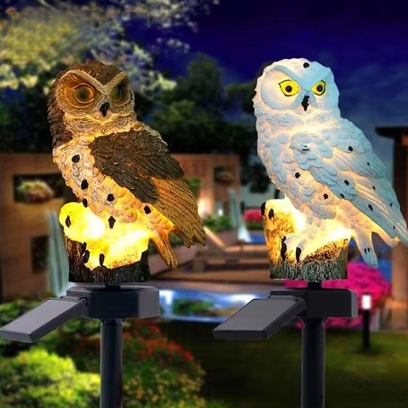 Solar light owl animal sculptu - огляд і ціна Outdoor Lighting Manufacturers