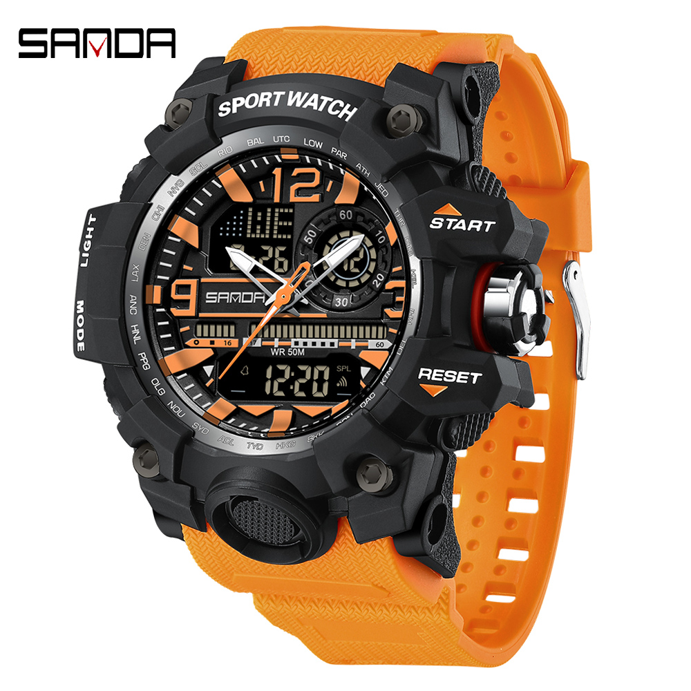 SANDA 3133 Outdoor Men's Watch - огляд і ціна Outdoor Lighting For Steps