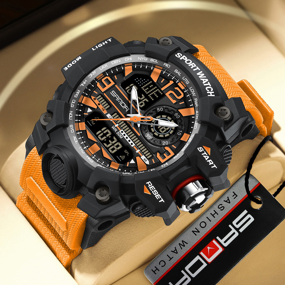 SANDA 3133 Outdoor Men's Watch - огляд і ціна Outdoor Lighting For Steps