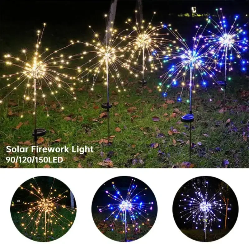 150LED Solar Garden Dandelion  - огляд і ціна Outdoor Lighting Yard Stakes