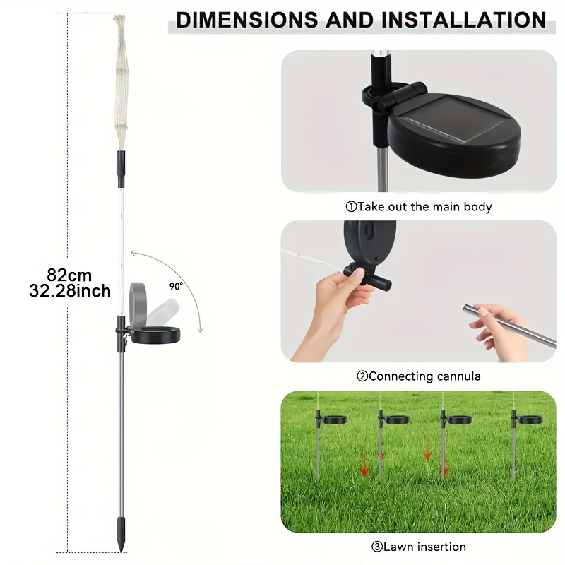 150LED Solar Garden Dandelion  - огляд і ціна Outdoor Lighting Yard Stakes