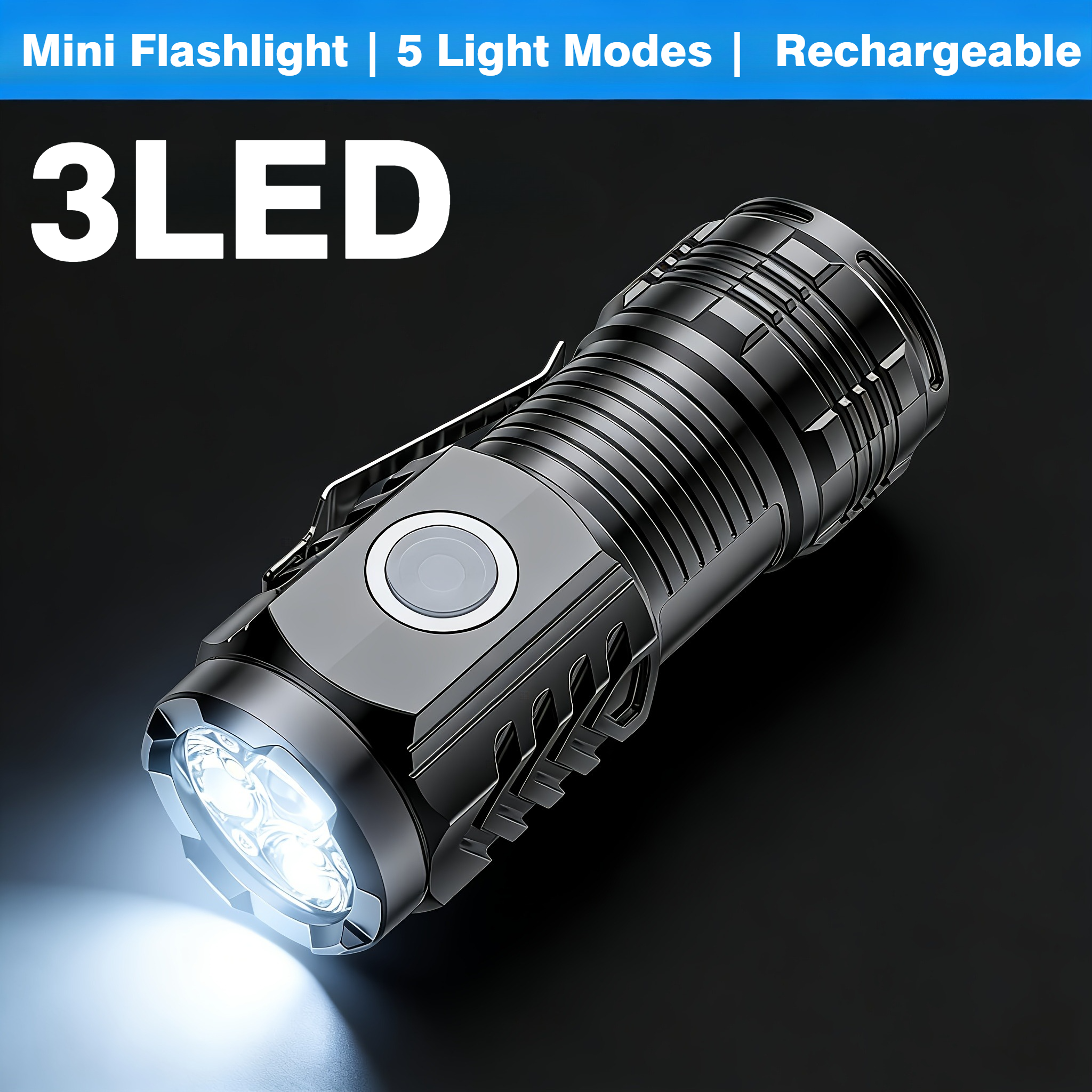 Portable Mini 3 LED Handheld F - огляд і ціна Zinc Outdoor Lighting