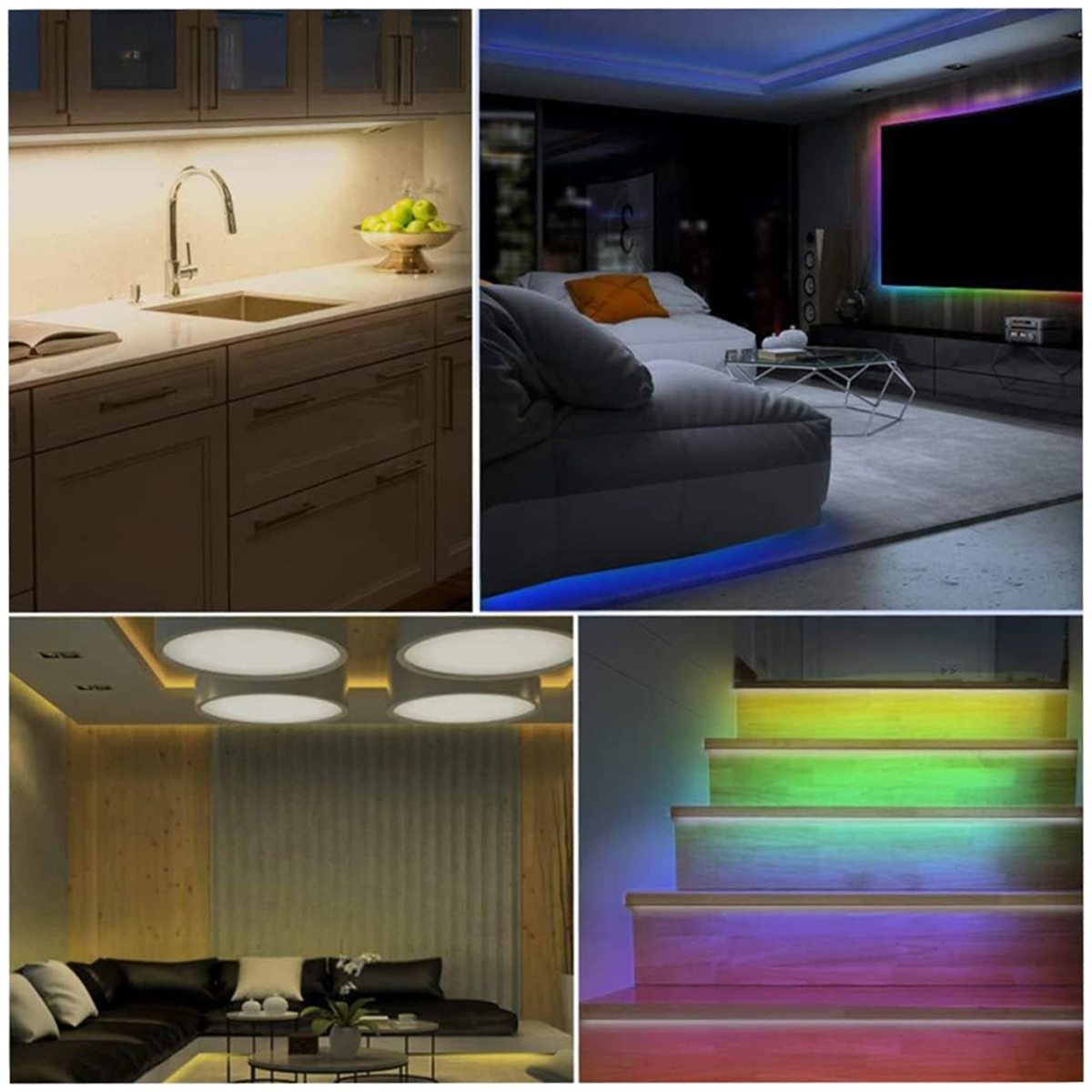 AT59 DC 5V 5050 RGB Strip LED  - огляд і ціна Outdoor Lighting Strip