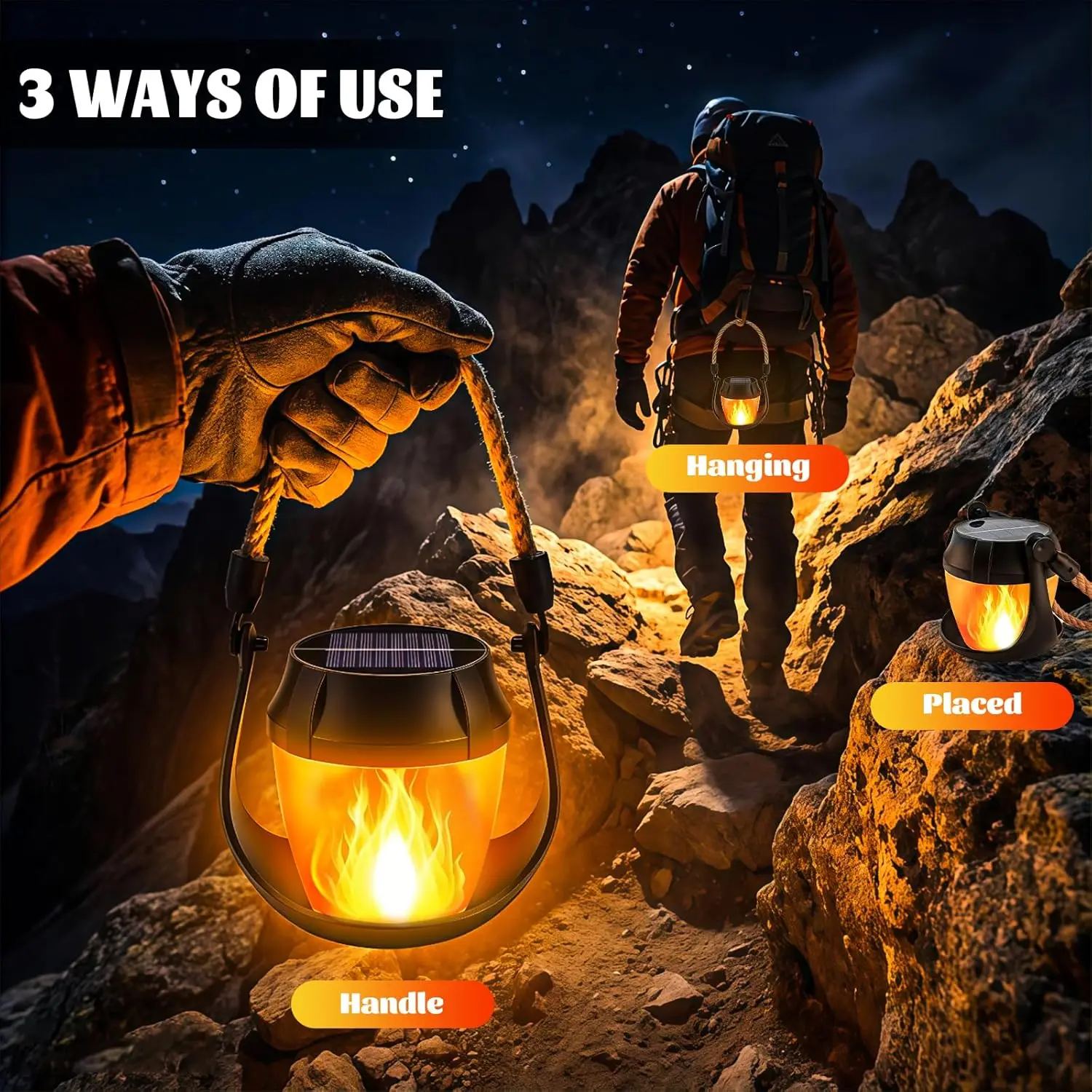 2 Pack Hanging Solar Lanterns  - огляд і ціна Outdoor Lighting On Trees