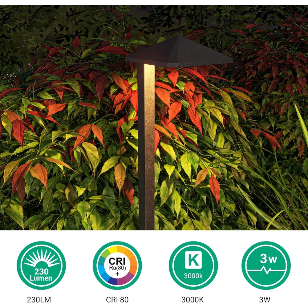 Pyramid Low Voltage Landscape  - огляд і ціна Wired Pathway Light