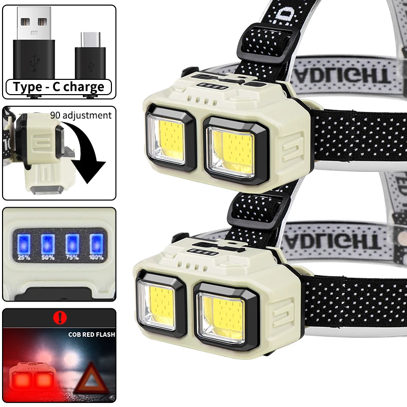 COB LED Headlamp Rechargeable  - огляд і ціна Outdoor Lighting Jobs