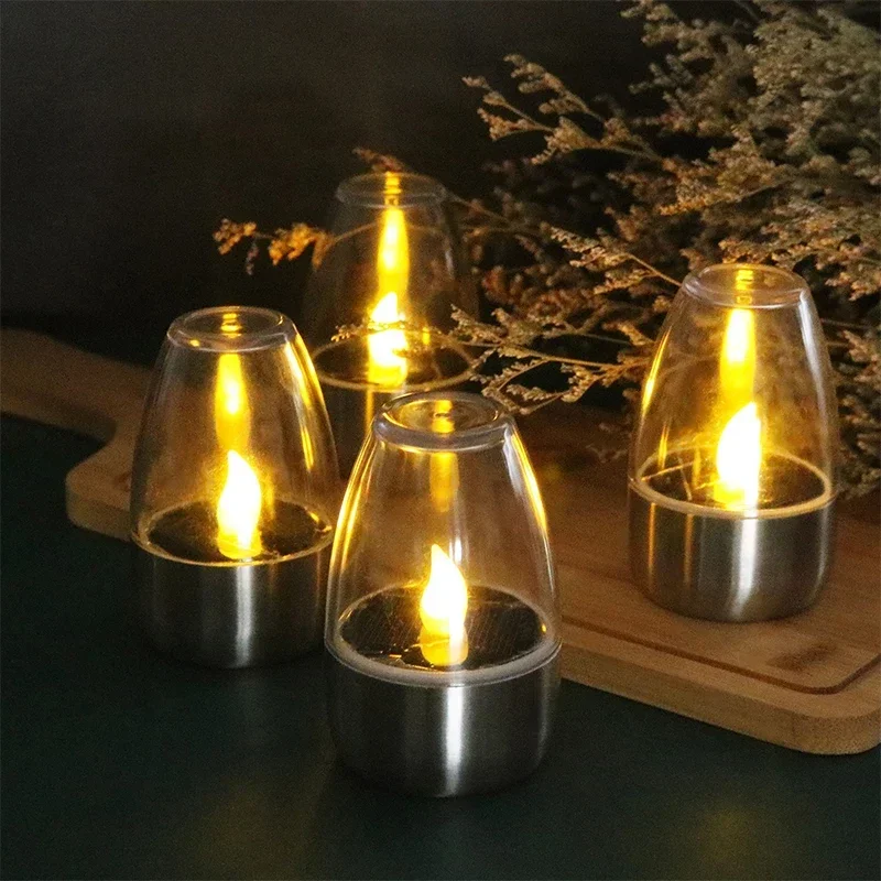 LED Solar Candles Light Flamel - огляд і ціна Outdoor Lighting Effects