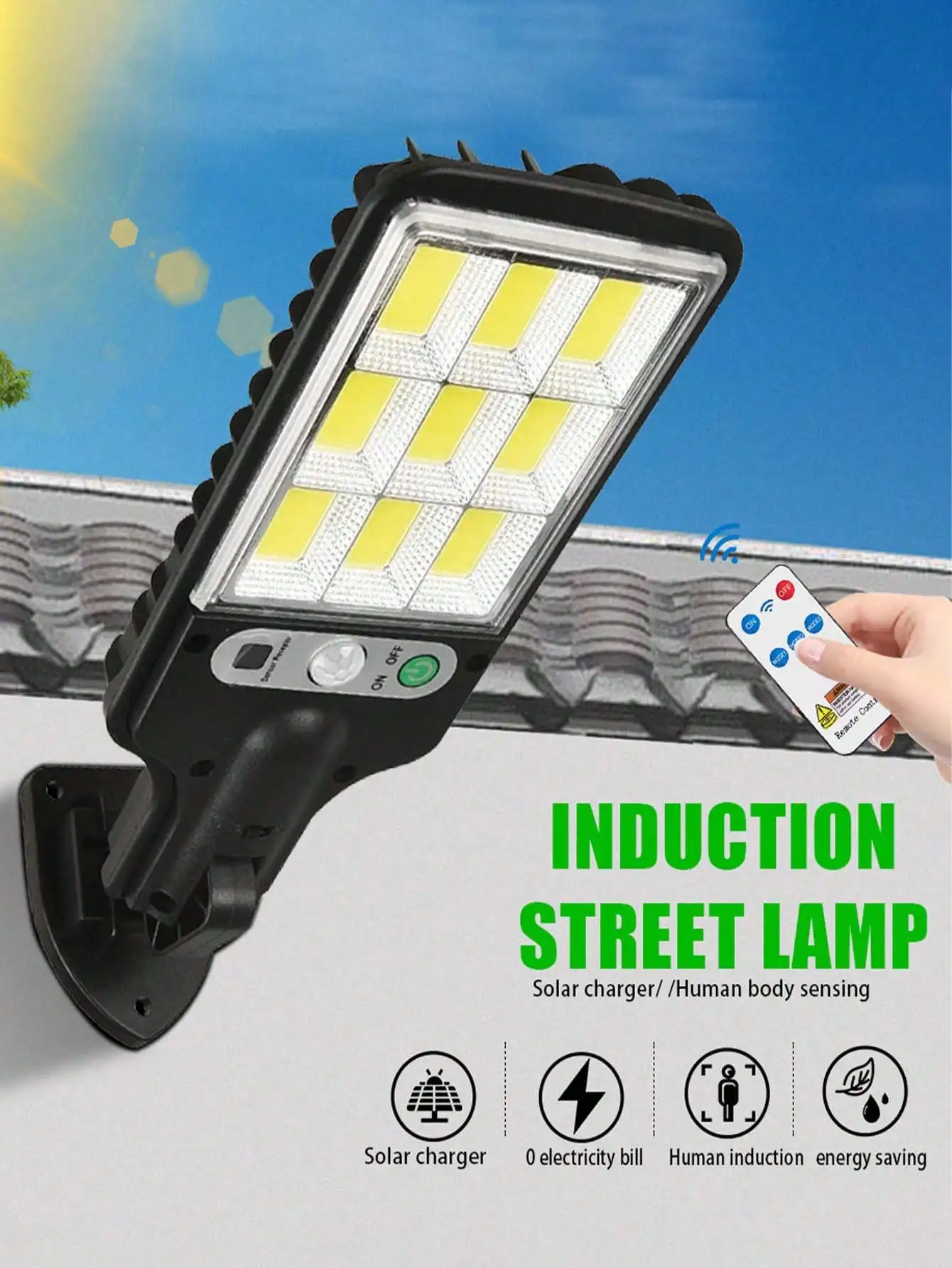 108 COB Solar Sensor Wall Ligh - огляд і ціна Outdoor Lighting Wall