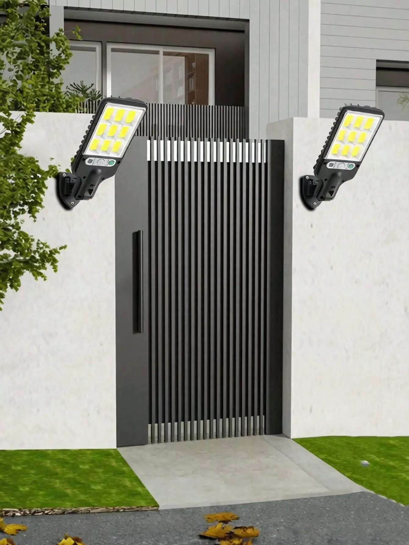 108 COB Solar Sensor Wall Ligh - огляд і ціна Outdoor Lighting Wall