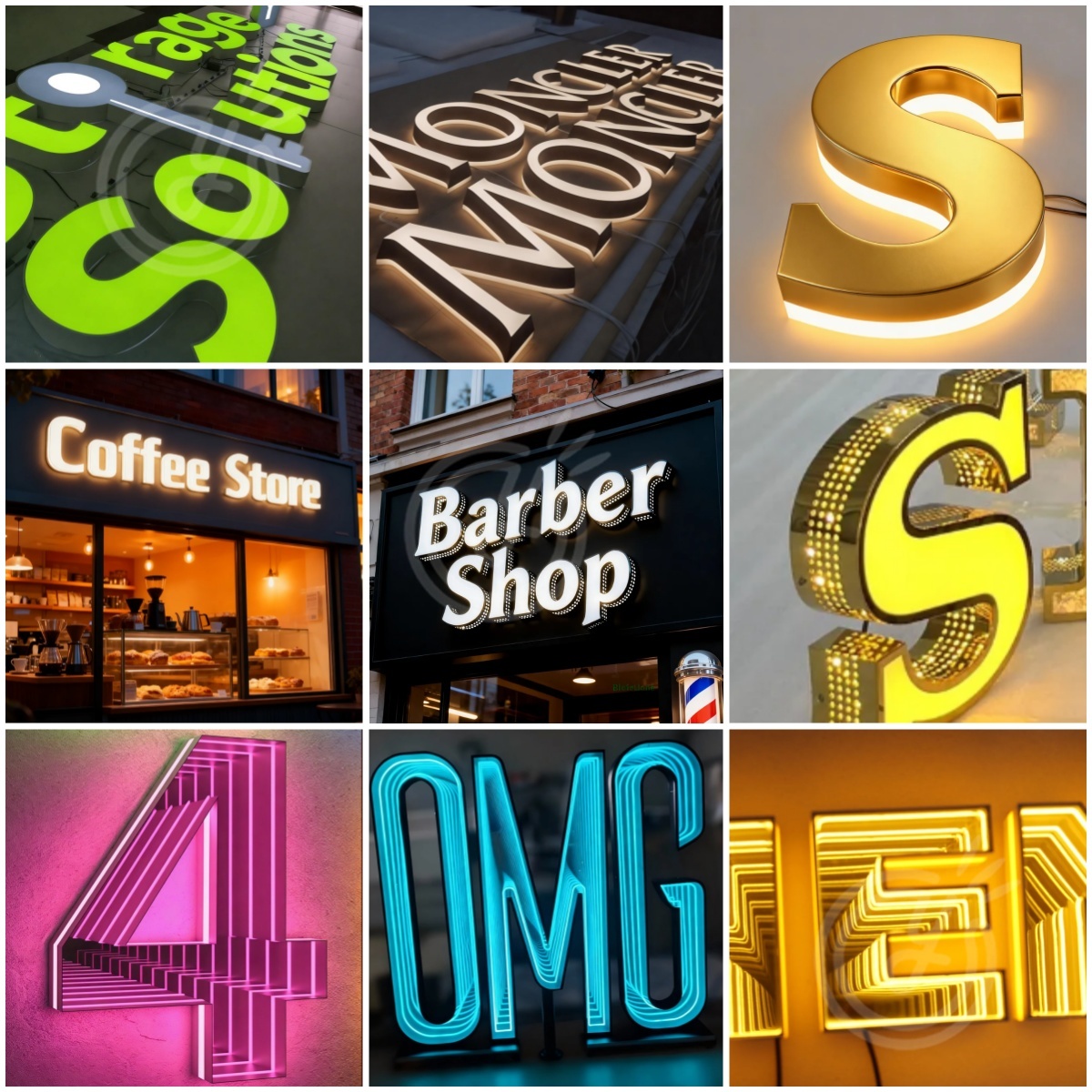 Custom Acrylic Signs Sign Led  - огляд і ціна Outdoor Lighting Wall