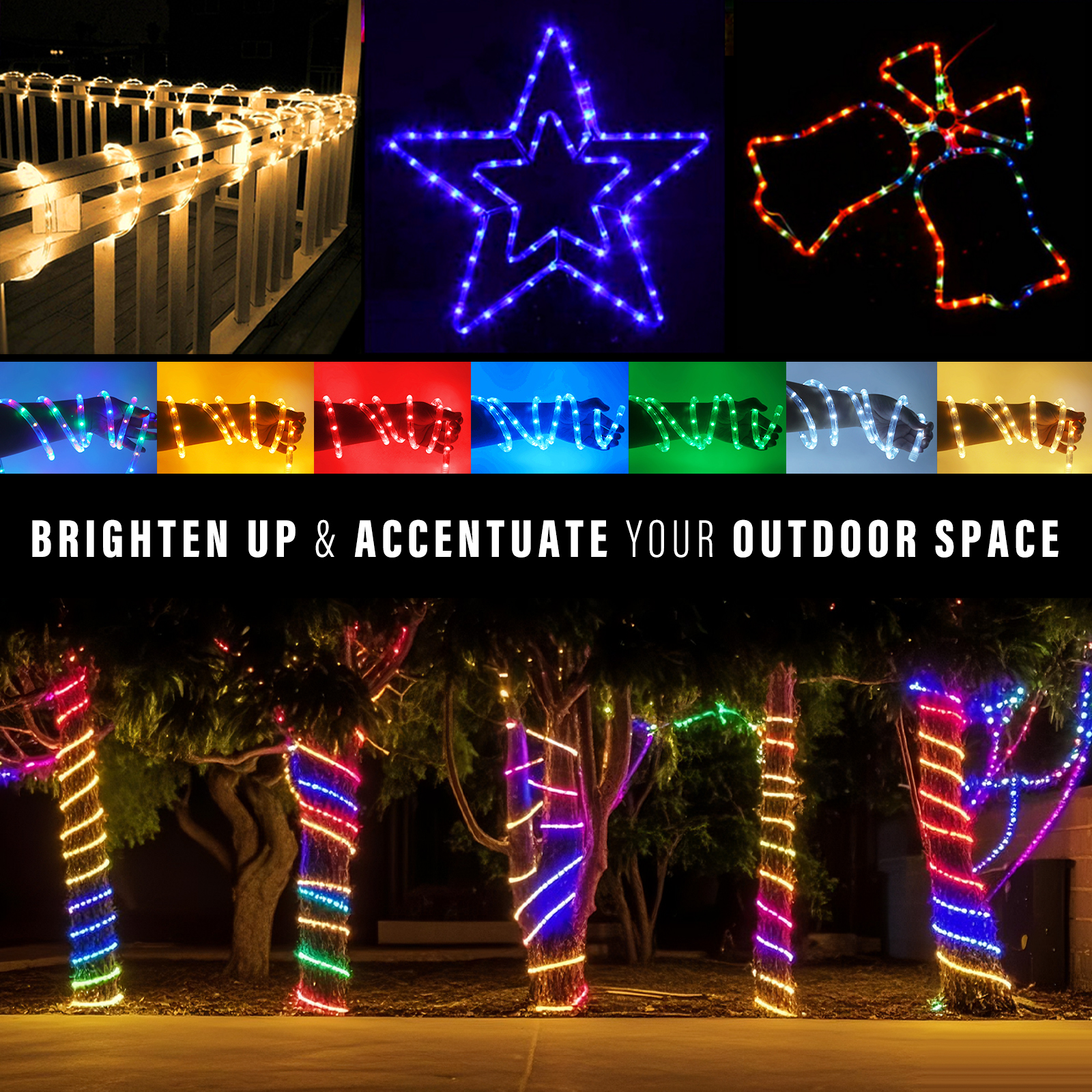 360 Neon Strip Light AC 220V R - огляд і ціна Outdoor Lighting Socket