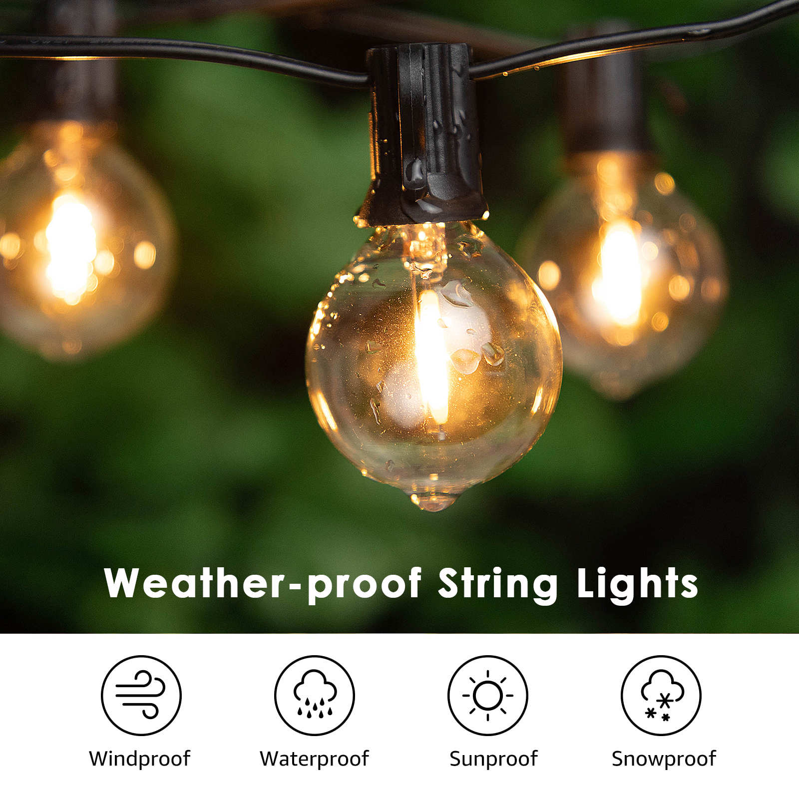 Sphoon Vintage G40 LED String  - огляд і ціна Outdoor Lighting Driveway