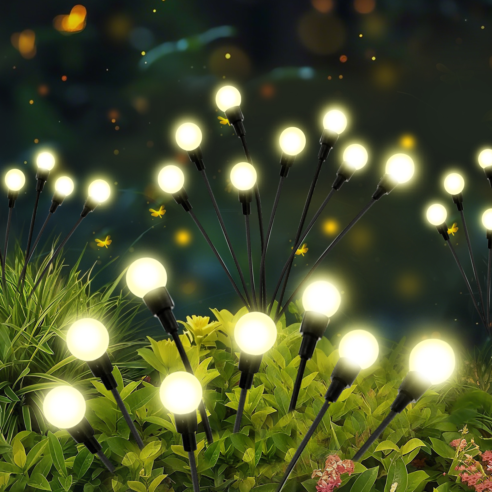 8-Head Solar Firefly Lights Pa - огляд і ціна Wired Pathway Light
