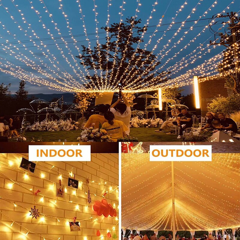 Outdoor LED String Lights Garl - огляд і ціна Outdoor Lighting Driveway