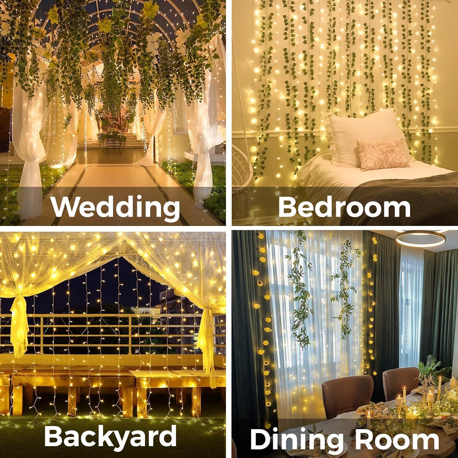 Curtain Lights For Bedroom 200 - огляд і ціна Outdoor Lighting Wall