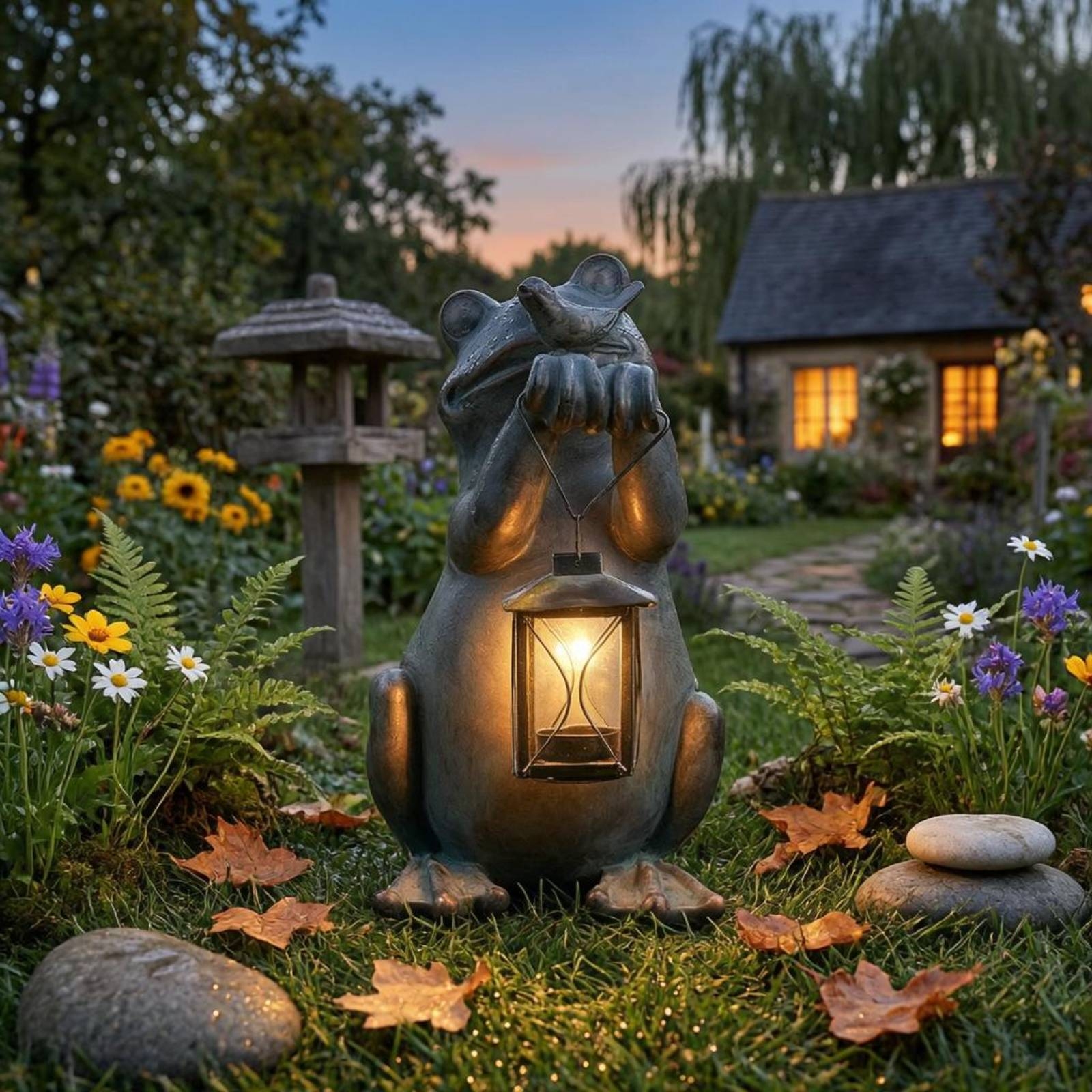 Frog Solar Garden Light Hand-P - огляд і ціна Outdoor Lighting Design