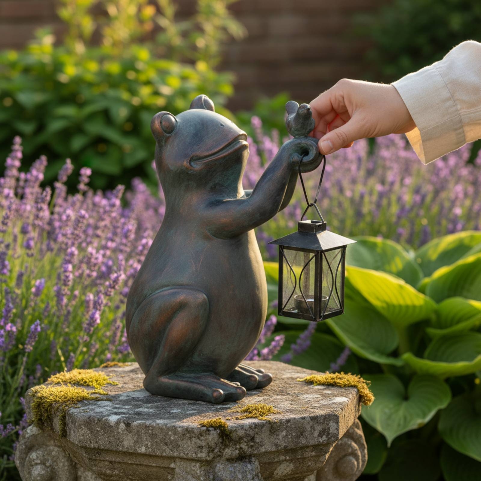 Frog Solar Garden Light Hand-P - огляд і ціна Outdoor Lighting Design