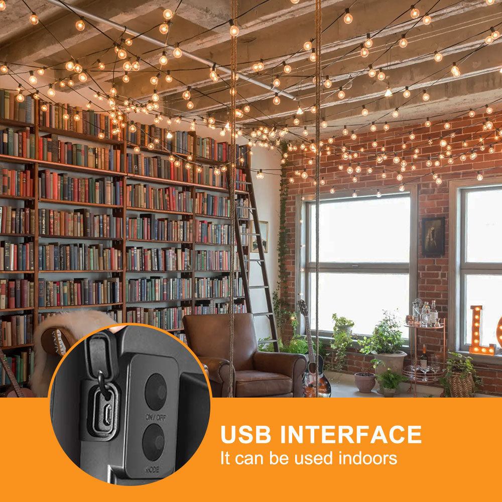 B03C-G40 Solar Powered Led Lig - огляд і ціна String Light Bistro