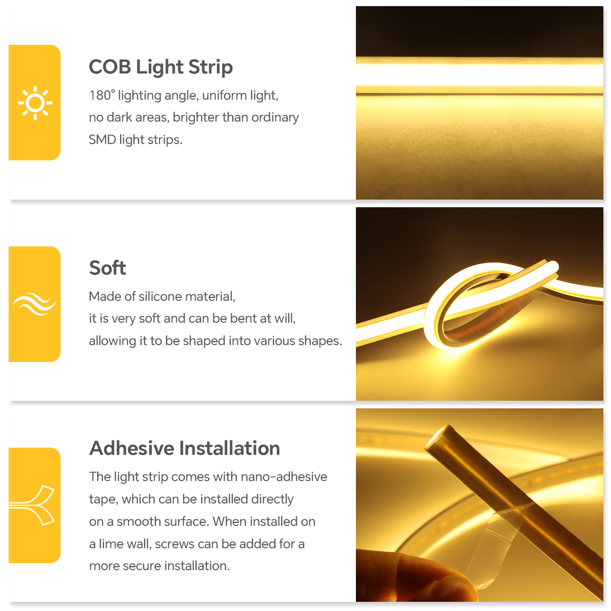 220V COB Led Strip High Densit - огляд і ціна Outdoor Lighting Socket