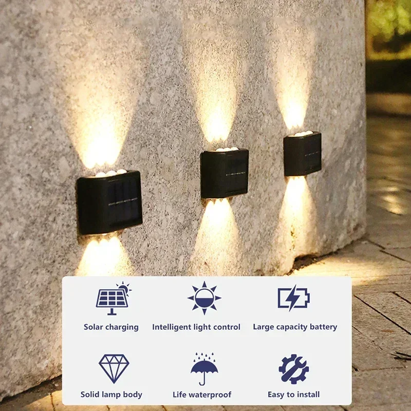 COB Solar Wall Lamp Outdoor Wa - огляд і ціна Outdoor Lighting Wall