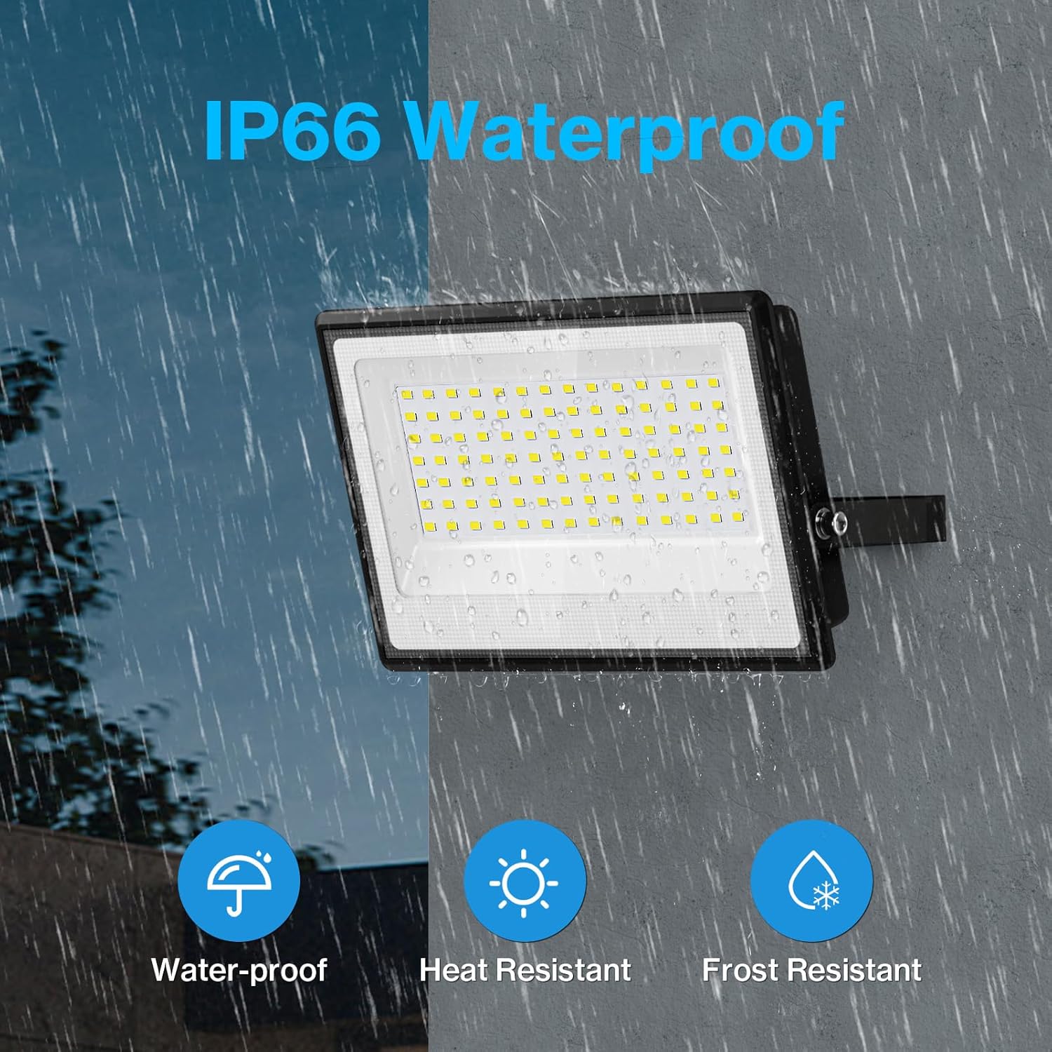 130W LED Flood Light, 13000lm  - огляд і ціна Outdoor Lighting Led
