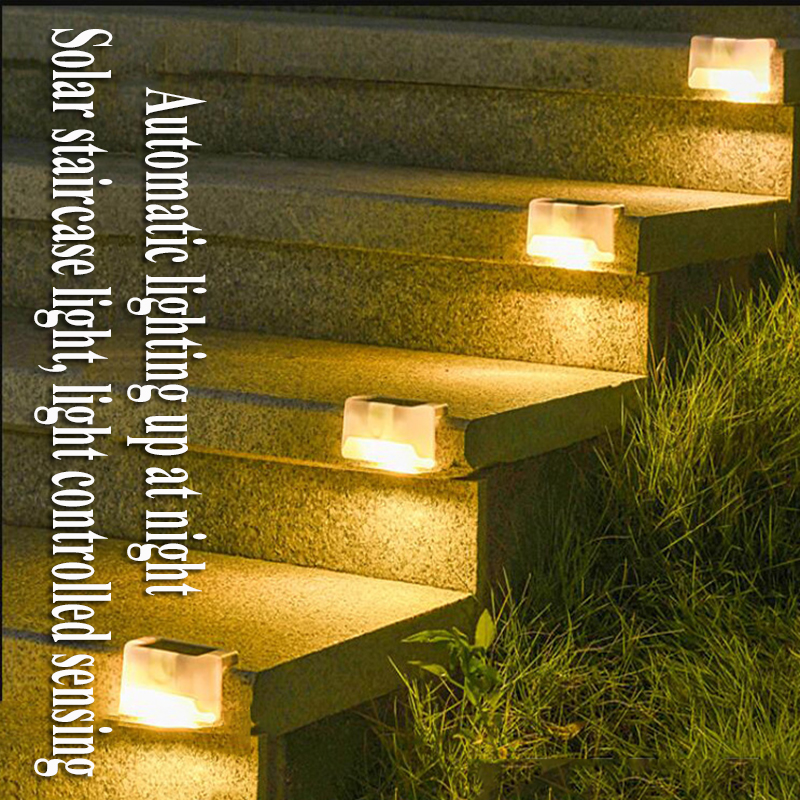 4PCS Solar Deck Light Outdoor  - огляд і ціна Outdoor Lighting For Steps