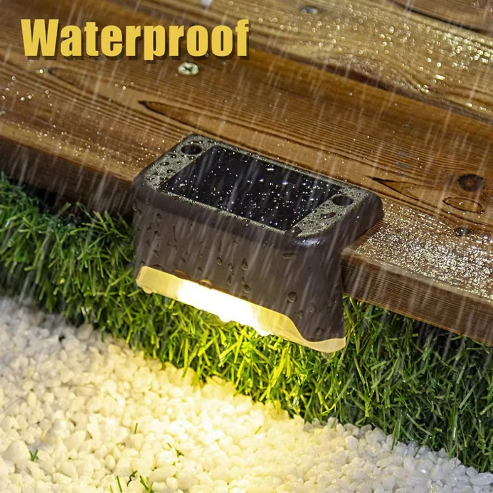 4PCS Solar Deck Light Outdoor  - огляд і ціна Outdoor Lighting For Steps