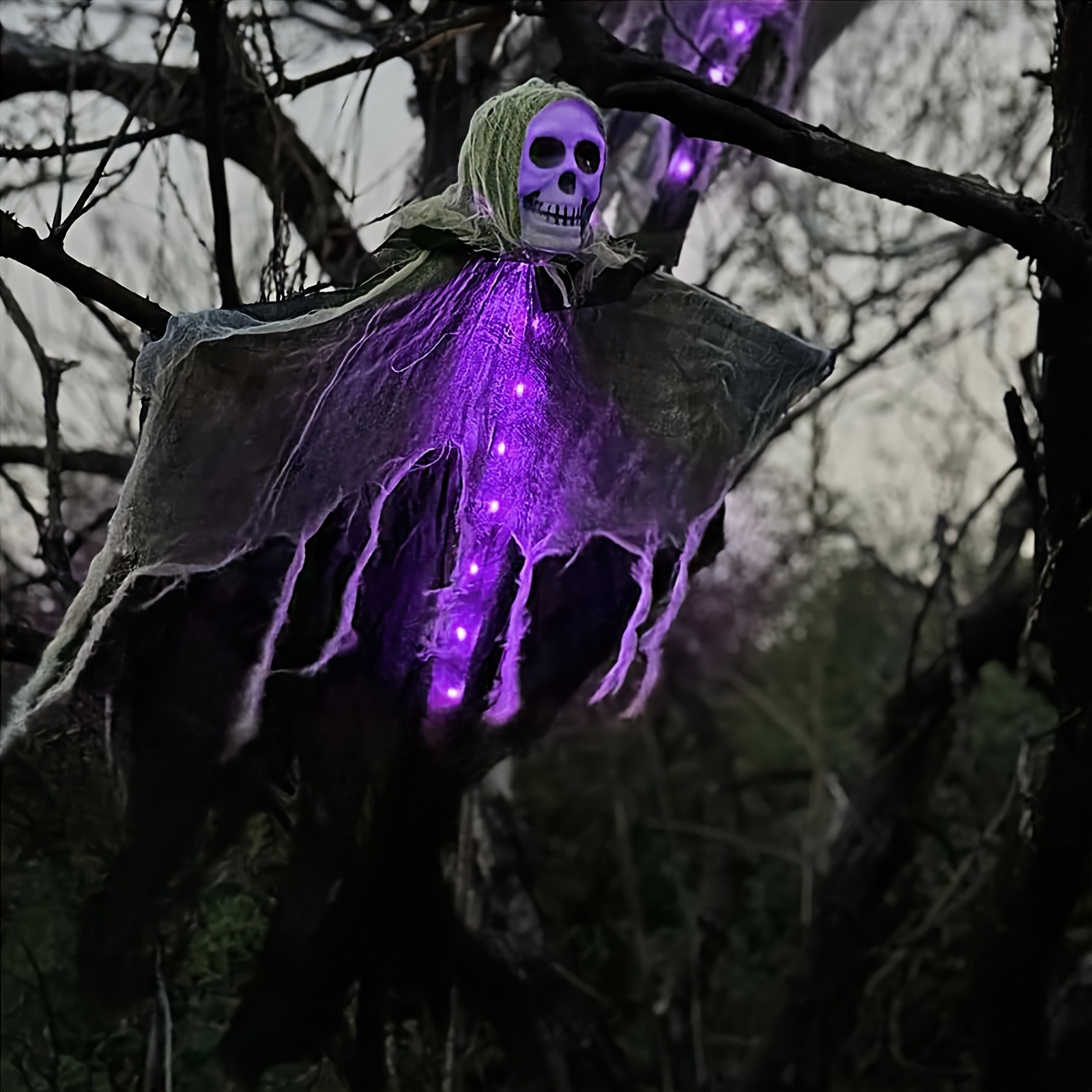 Glowing Scary Ghost Halloween  - огляд і ціна Outdoor Lighting On Trees