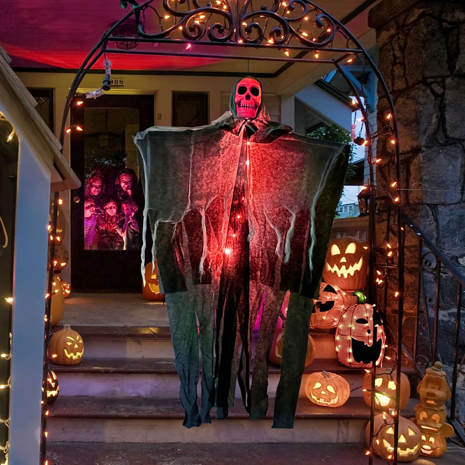 Glowing Scary Ghost Halloween  - огляд і ціна Outdoor Lighting On Trees
