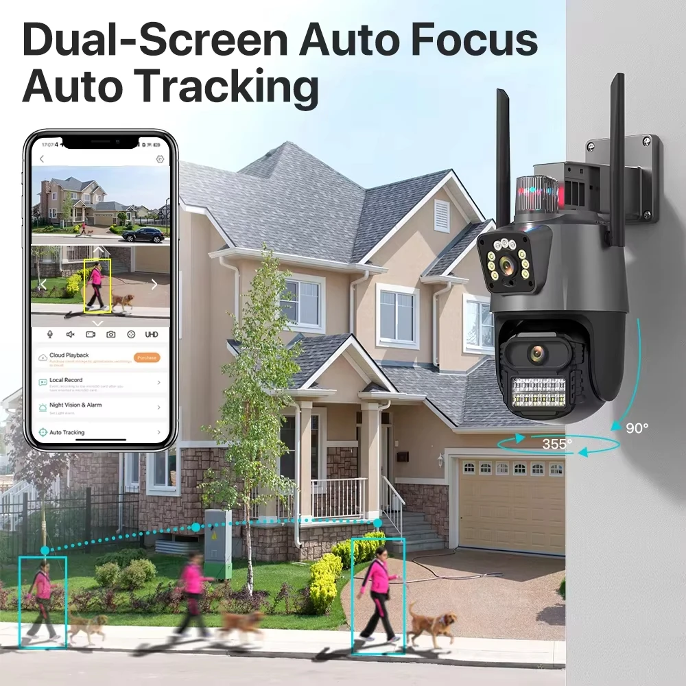 V380 Outdoor Wifi PTZ Camera 4 - огляд і ціна Outdoor Lighting No Electricity