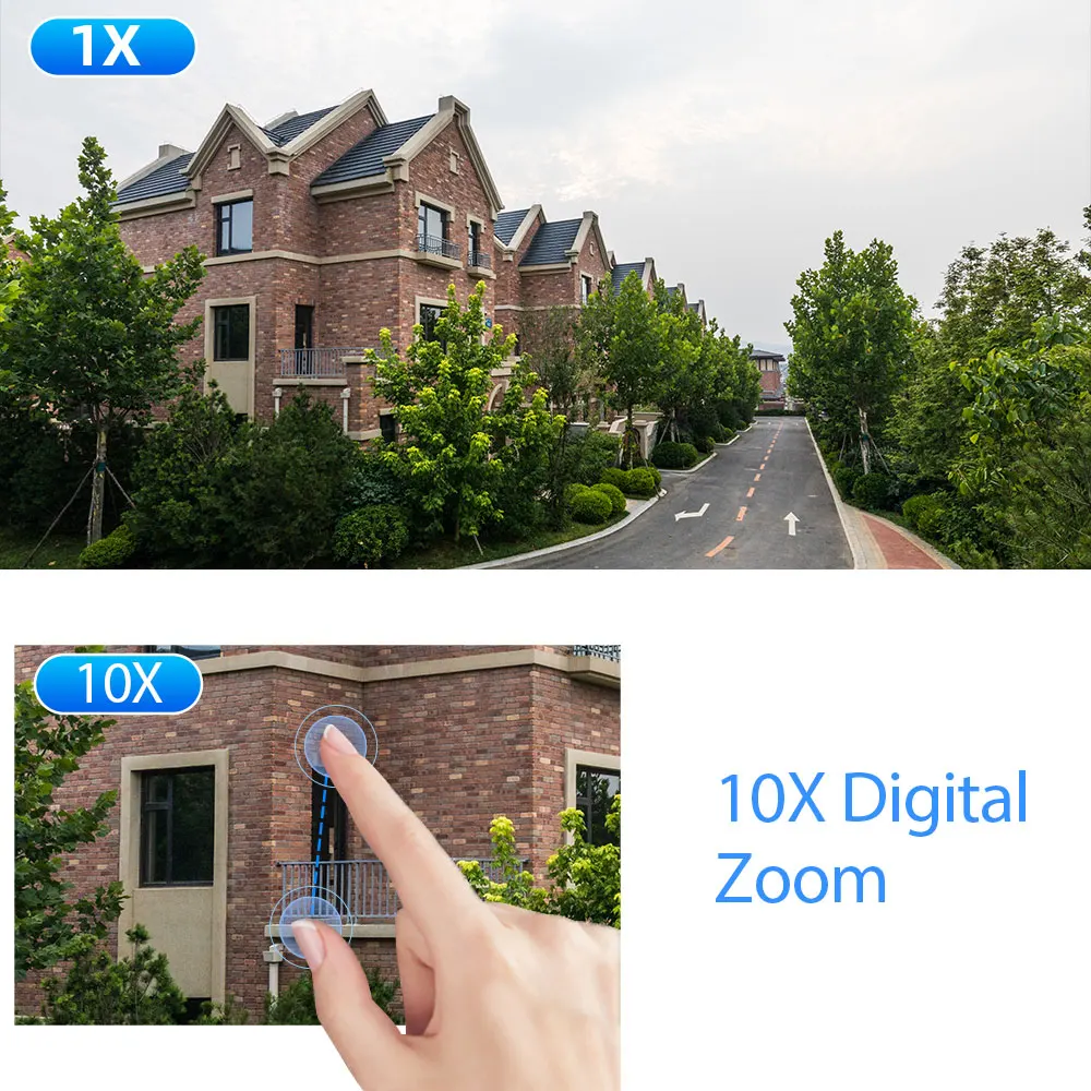 8MP 4K HD 10X PTZ Zoom WiFi PT - огляд і ціна Outdoor Lighting No Electricity