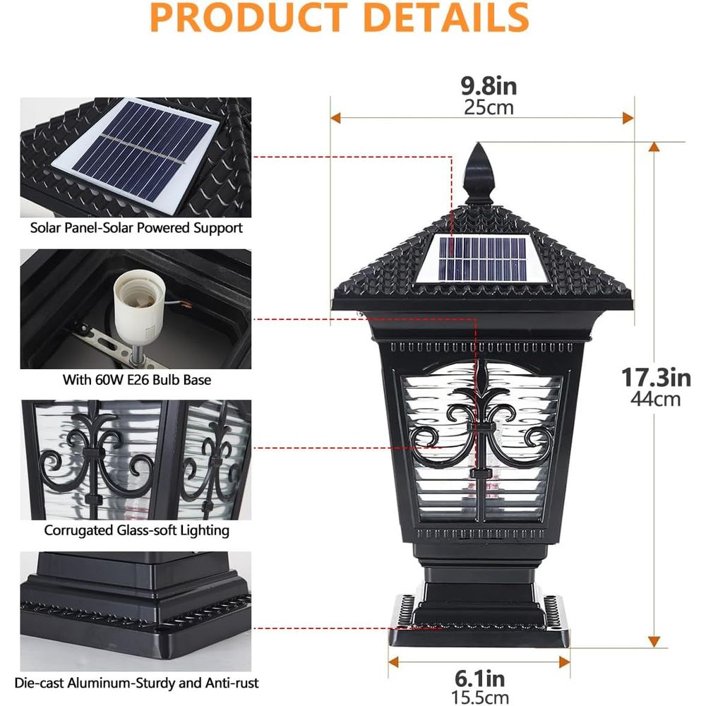 LED r Post Lamp, IP65 Waterpro - огляд і ціна Outdoor Lighting Remote Control