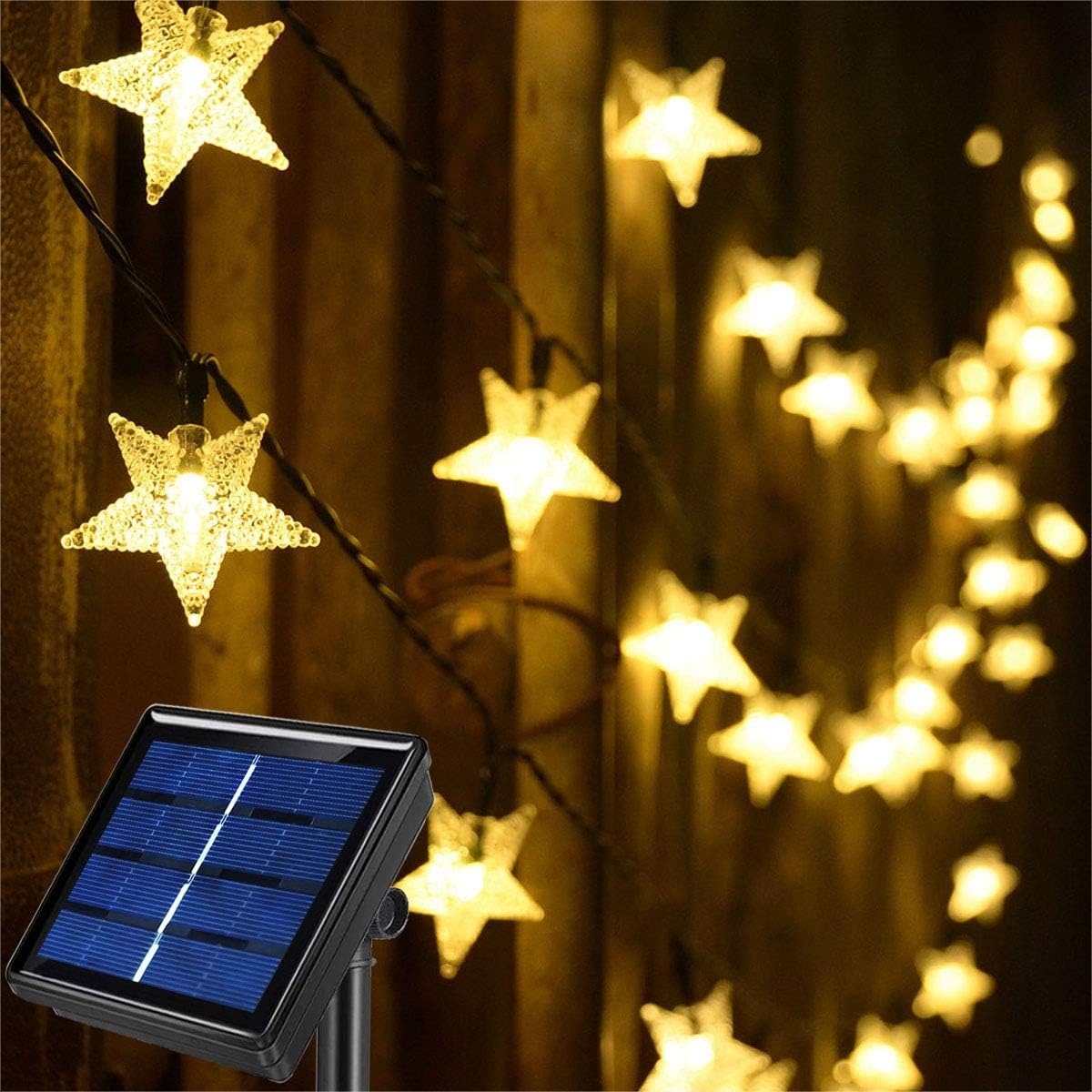 50ft 120 LED Solar Star Fairy  - огляд і ціна Outdoor Lighting Patio